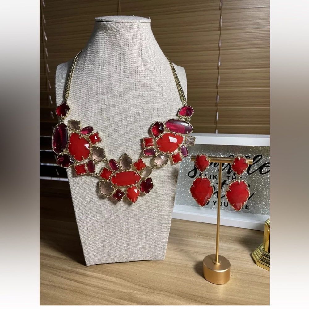 Kendra Scott Melissa selma Statement In Fire Discontinued - Picture 2 of 6